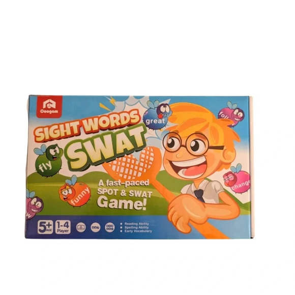 Coogam Sight Words Swat Game with 400 Fry Site Words Age 5+ - Picture 2 of 4